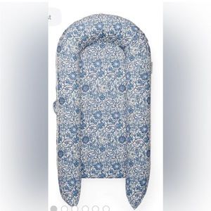 Sold Out Deluxe+ Doc-A-Tot “Pink Rose” blue floral pattern